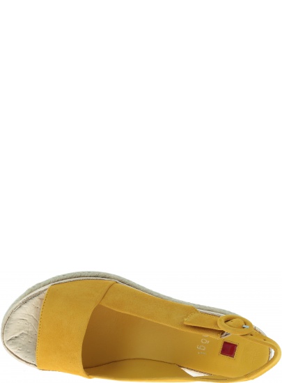 Żółte Sandały HOGL 7-10 3242 yellow - Koturny