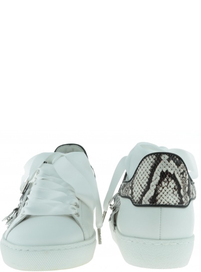 Białe skórzane Trampki HOGL 7-10 0320 - Trampki
