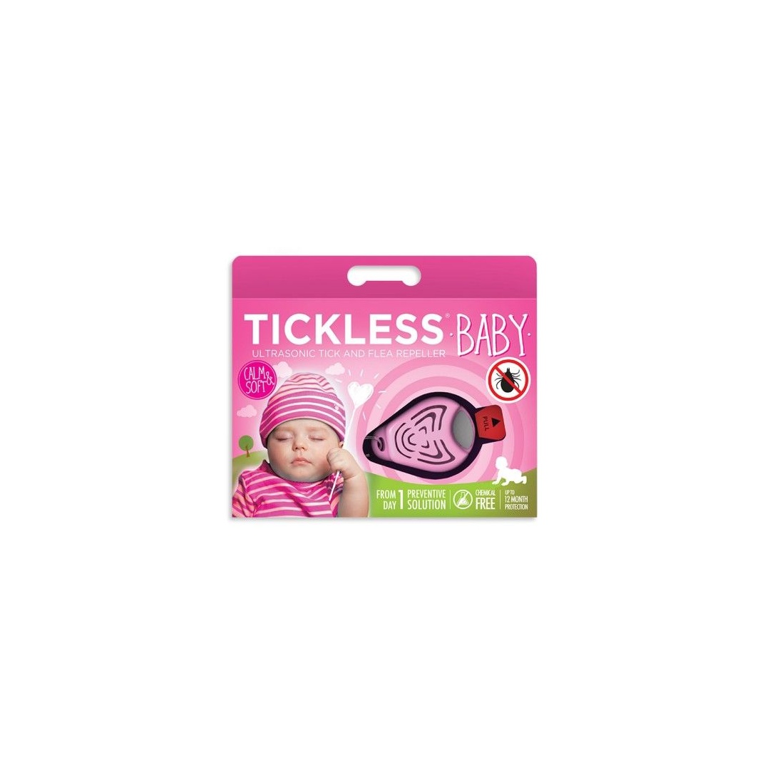 Odstraszacz kleszczy Tickless Baby - Pink - Strona główna