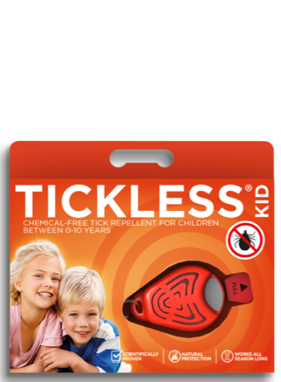 Odstraszacz kleszczy TickLess Kid - Orange - Strona główna