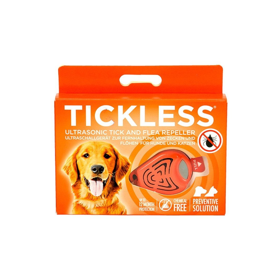 Odstraszacz kleszczy dla psów Tickless Pet - Orange - Strona