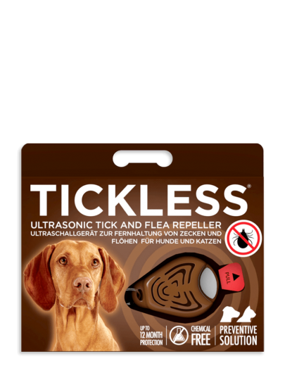Odstraszacz kleszczy dla psów Tickless Pet - Brown - Strona