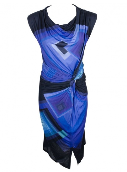 Letnia Sukienka DESIGUAL SLEEVELESS MEDIEVAL BLUE - Sukienki