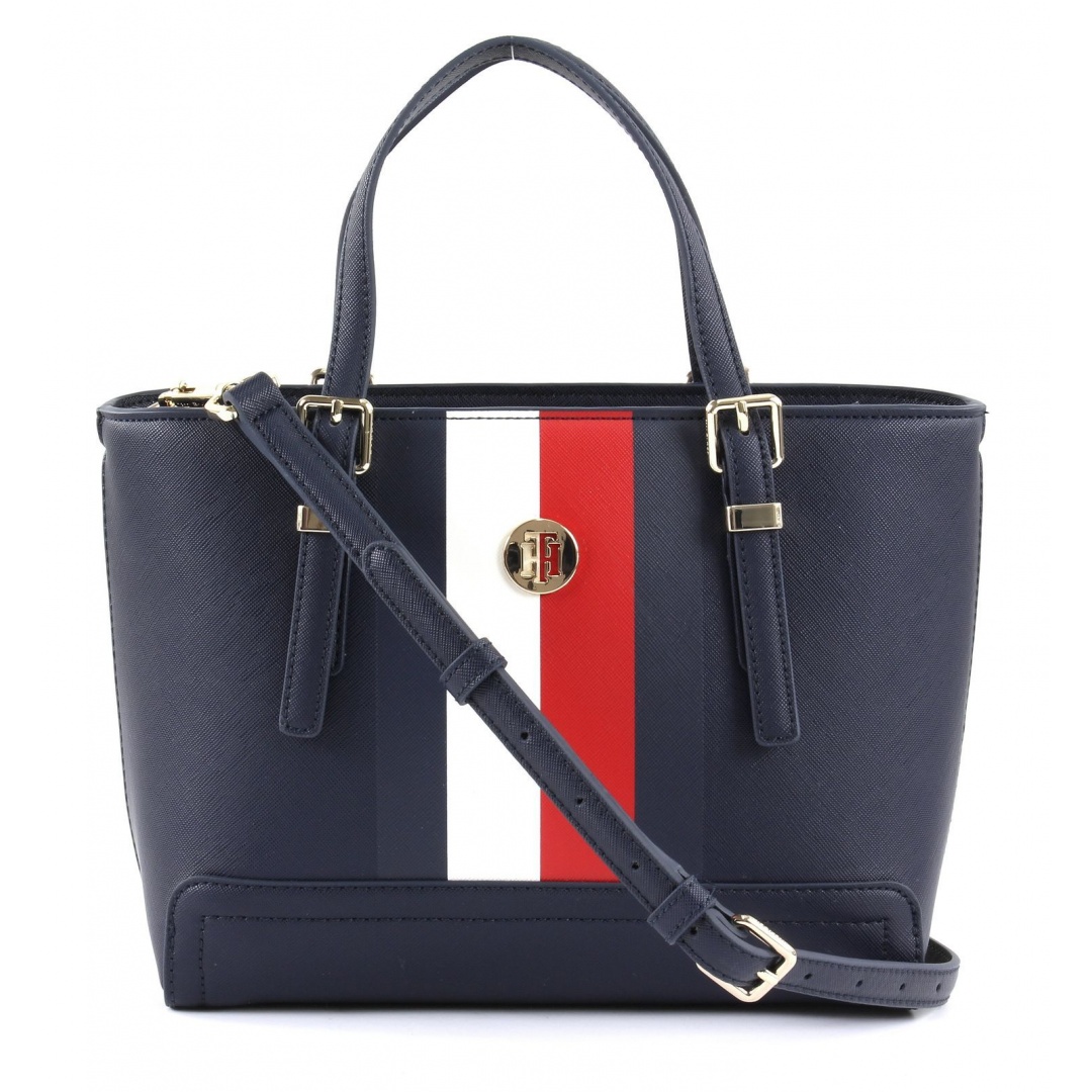 Torebka TOMMY HILFIGER Honey Small Tote Corp AW0AW06866 901