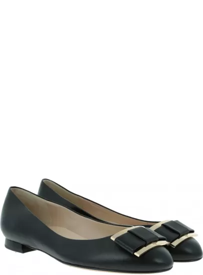Czarne Balerinki HOGL 7-10 1060 0100