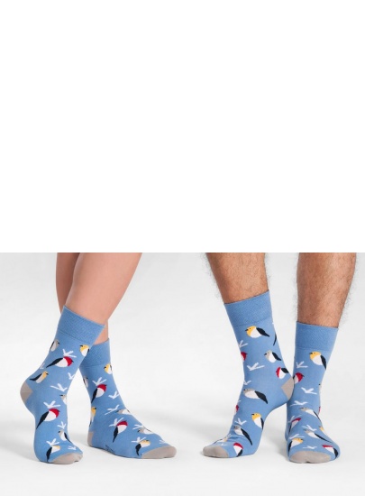 Kolorowe Skarpetki Spox Sox Ptaszki