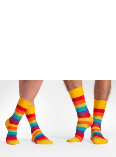 Kolorowe Skarpetki Spox Sox Tęcza