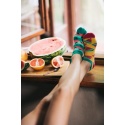 Kolorowe Skarpetki Stopki Many Mornings WATERMELON SPLASH LOW | EN