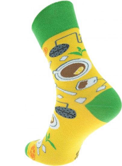 Kolorowe skarpetki Spox Sox Herbata