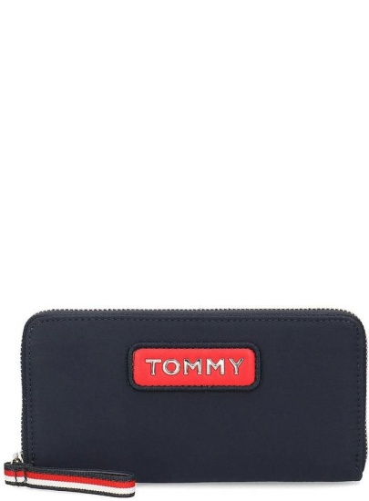 Granatowy Sportowy Portfel Tommy Hilfiger AW0AW06141 901