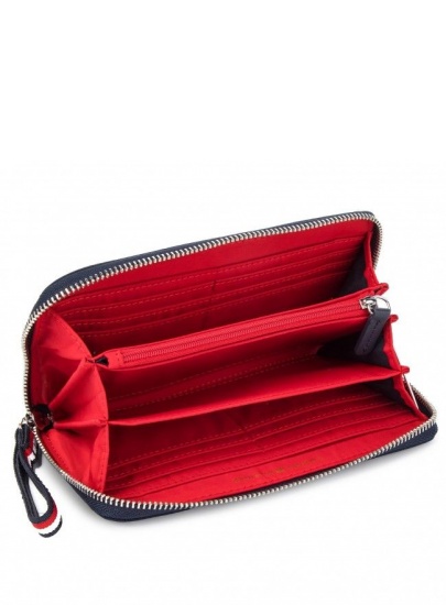 Granatowy Sportowy Portfel Tommy Hilfiger AW0AW06141 901