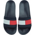 Klapki Tommy Hilfiger ESSENTIAL FLAG POOL RWB FM0FM02327 020