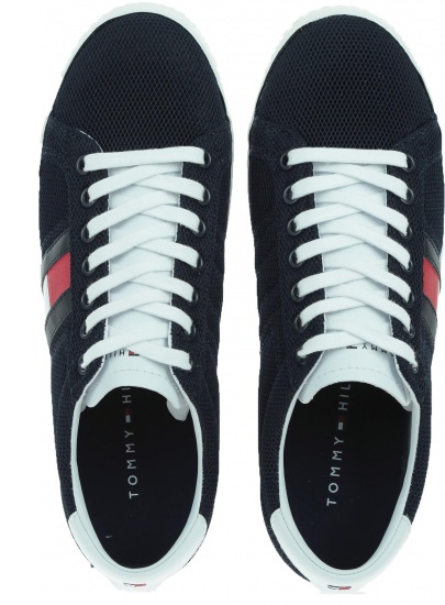 Granatowe Trampki TOMMY HILFIGER Essential Flag Detai FM0FM02202 403
