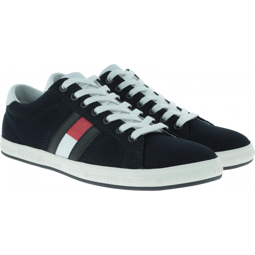 Granatowe Trampki TOMMY HILFIGER Essential Flag Detai FM0FM02202 403