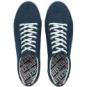 Denimowe Trampki Tommy Hilfiger ESSENTIAL LONG LACE MIDNIGHT FM0FM00473 403