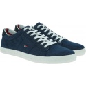 Denimowe Trampki Tommy Hilfiger ESSENTIAL LONG LACE MIDNIGHT FM0FM00473 403