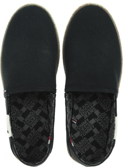 Czarne Espadryle Męskie Tommy Hilfiger Jeans Summer Shoe EM0EM00279 990