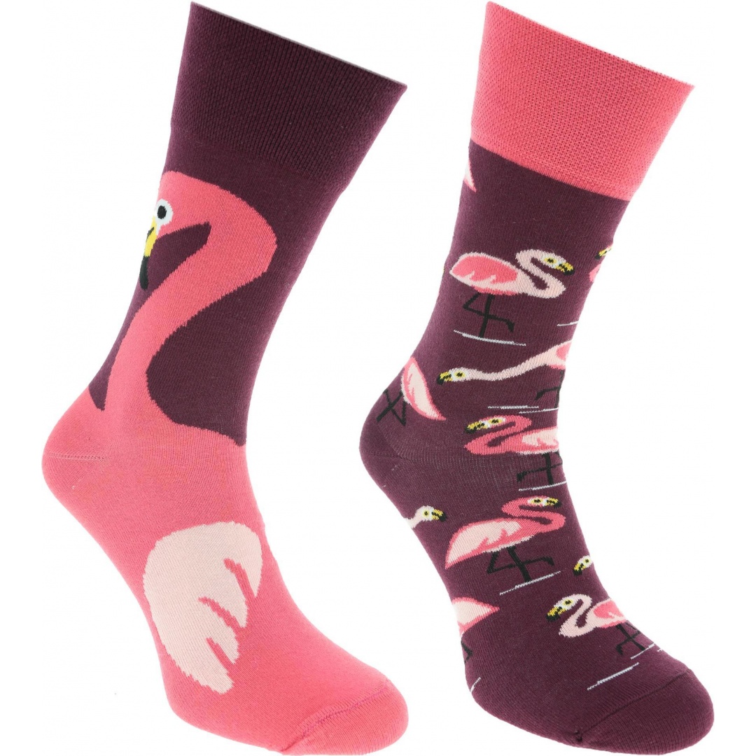 Many Mornings SOCKS PINK FLAMINGO | EN