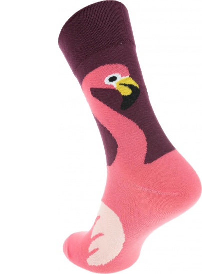 Many Mornings SOCKS PINK FLAMINGO | EN