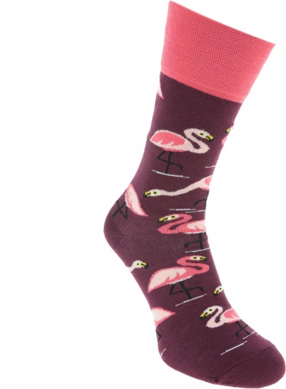 Many Mornings SOCKS PINK FLAMINGO | EN