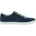 Denimowe Trampki Tommy Hilfiger ESSENTIAL LONG LACE MIDNIGHT FM0FM00473 403