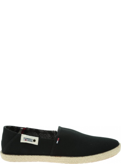 Czarne Espadryle Męskie Tommy Hilfiger Jeans Summer Shoe EM0EM00279 990