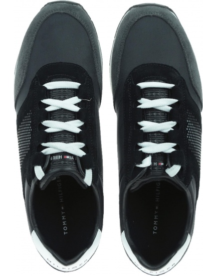 Półbuty TOMMY HILFIGER CORPORATE RUNNER BLACK FM0FM02056 990