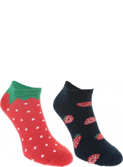 Kolorowe Skarpetki Stopki Many Mornings STRAWBERRIES LOW