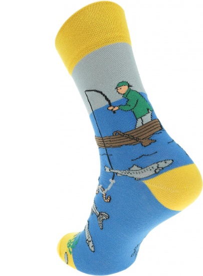 Kolorowe Skarpetki Spox Sox Wędkarz