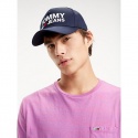 Czapka TOMMY JEANS TJM FLOCK CAP AM0AM04676 496