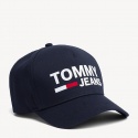 Czapka TOMMY JEANS TJM FLOCK CAP AM0AM04676 496