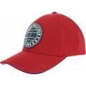Czerwona Czapka TOMMY HILFIGER Round Patch Cap AM0AM04503 659