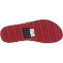 Granatowe Japonki Tommy Hilfiger Flat Beach Sandal Embossed FW0FW03889 403