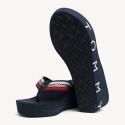 Japonki na koturnie Tommy Hilfiger Flag Wedge Beach Sandal FW0FW03866 020