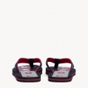 Granatowe Japonki Tommy Hilfiger Flat Beach Sandal Flag Print FW0FW03885