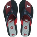 Granatowe Japonki Tommy Hilfiger Flat Beach Sandal Flag Print FW0FW03885