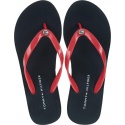 Japonki na koturnie Tommy Hilfiger Wedge Beach Sandal FW0FW04057 611