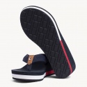 Japonki na koturnie Tommy Hilfiger Flag Wedge Beach Sandal FW0FW03863 020
