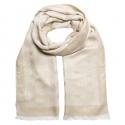 Beżowa Chusta TOMMY HILFIGER FLAG LOGO GLITTER WARM SAND AW0AW06635 271