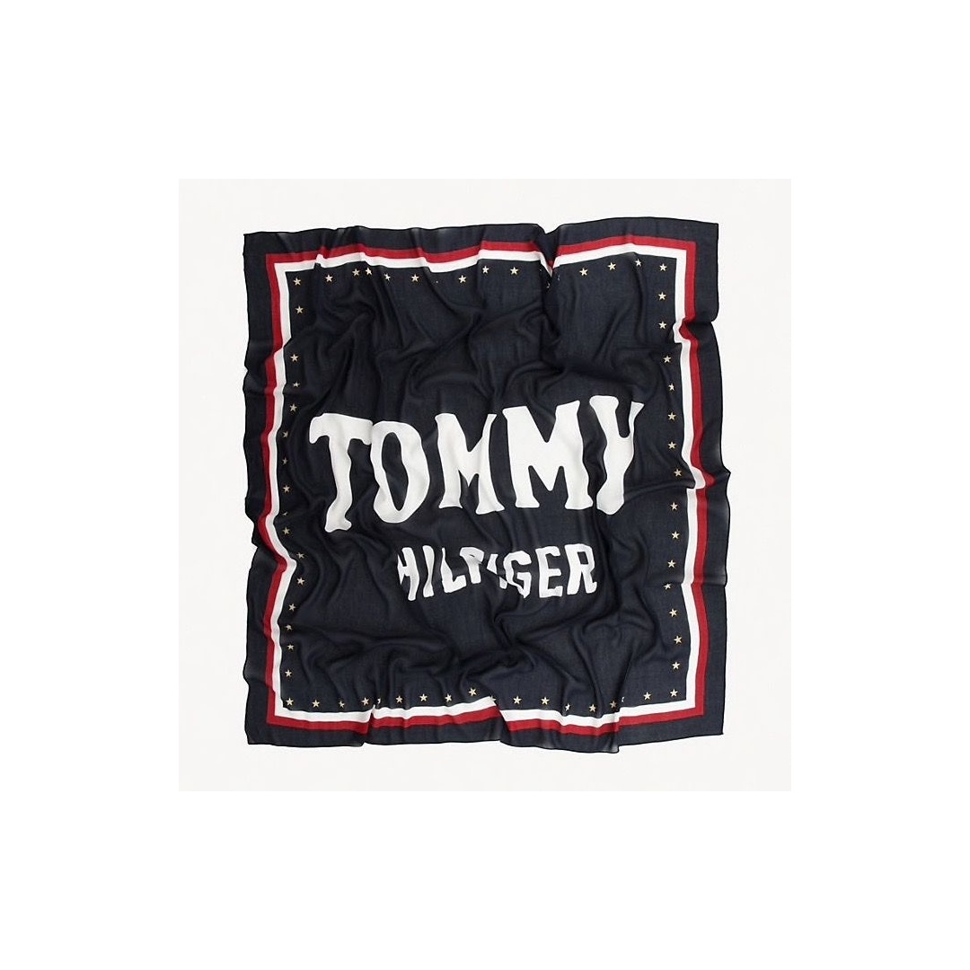 Chusta Tommy Hilfiger Bold Tommy Square AW0AW06595 901