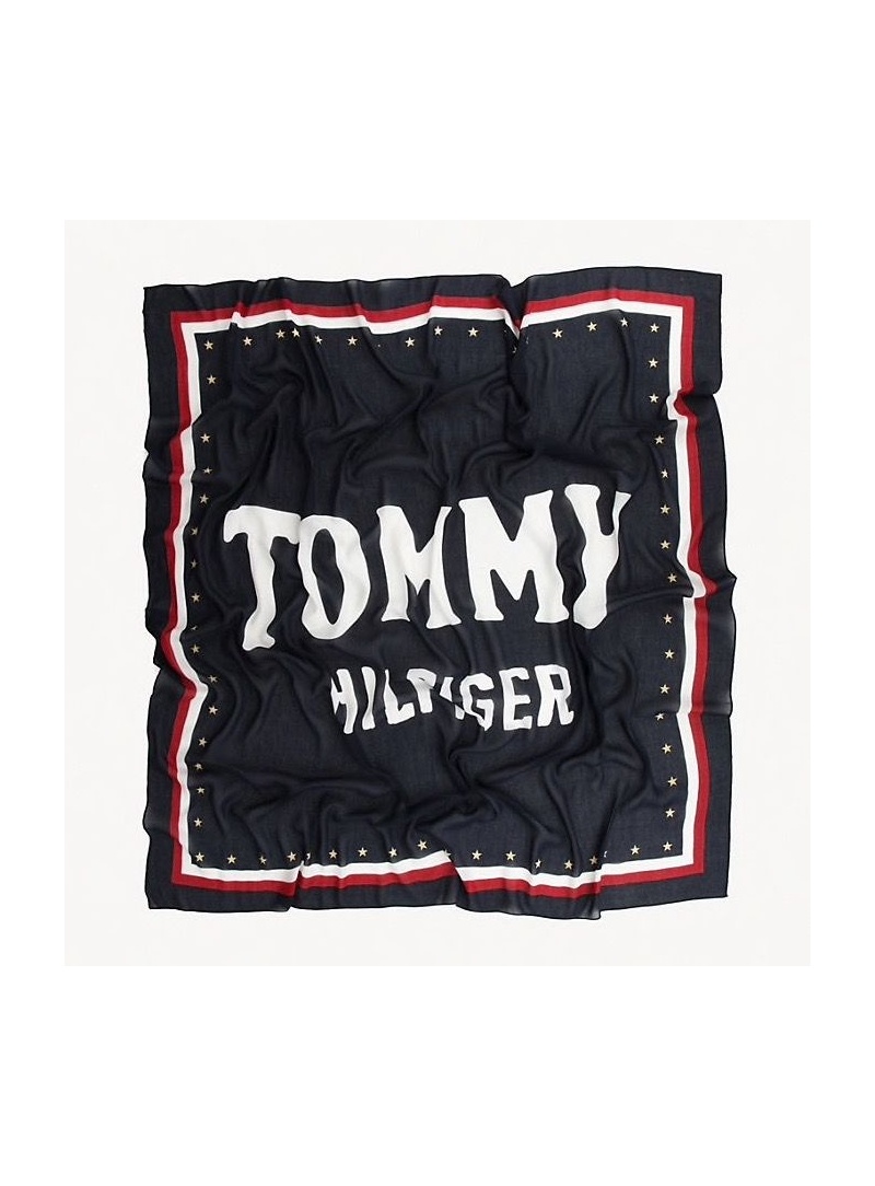 Chusta Tommy Hilfiger Bold Tommy Square AW0AW06595 901