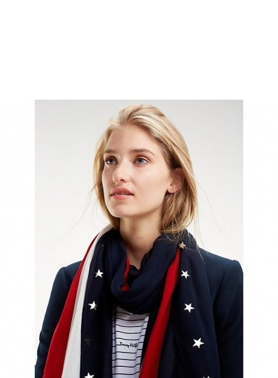 Szal Tommy Hilfiger FLAG HONEY CORPORATE AW0AW06584 901
