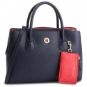 Granatowa Torebka TOMMY HILFIGER Charming AW0AW06487 413