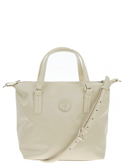 Beżowa Torebka TOMMY HILFIGER Poppy Small Tote AW0AW06407 271