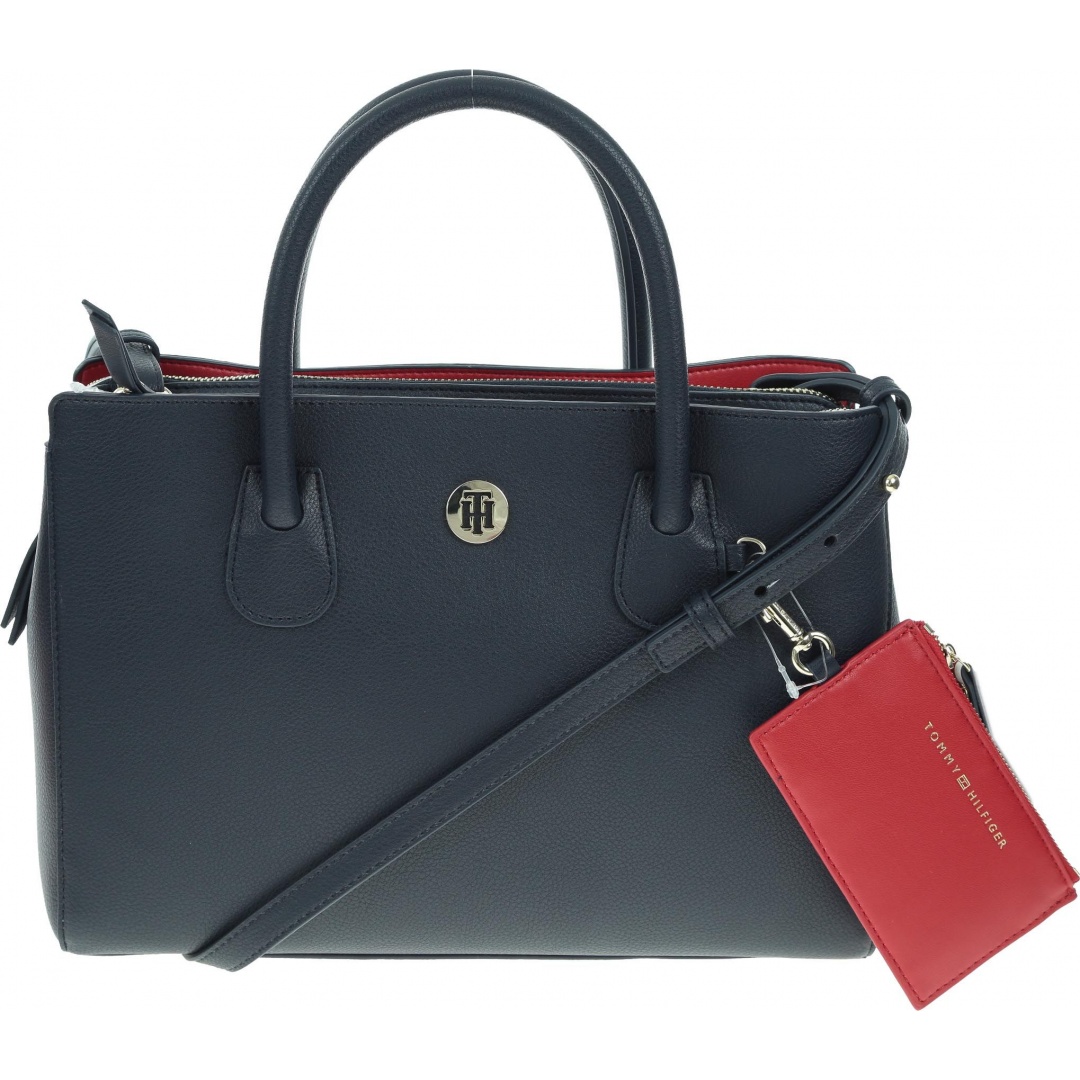Granatowa Torebka TOMMY HILFIGER Charming AW0AW06487 413