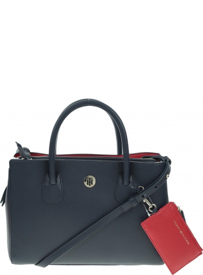 Granatowa Torebka TOMMY HILFIGER Charming AW0AW06487 413