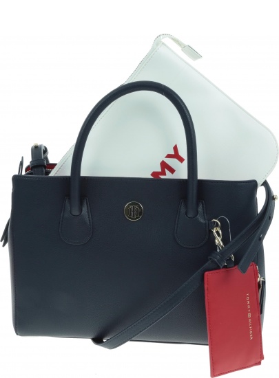 Granatowa Torebka TOMMY HILFIGER Charming AW0AW06487 413