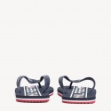 Granatowe Japonki TOMMY HILFIGER Heritage Print Beach FM0FM02232 403