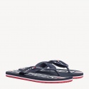 Granatowe Japonki TOMMY HILFIGER Heritage Print Beach FM0FM02232 403
