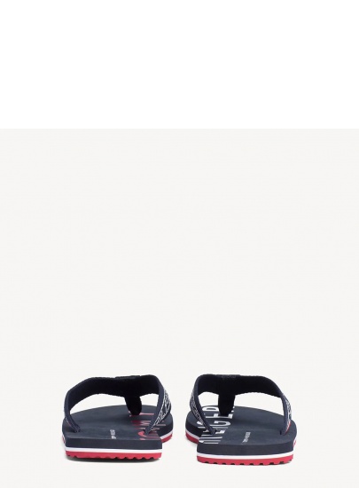Granatowe Japonki TOMMY HILFIGER Seasonal Stripe Beach FM0FM02075 403